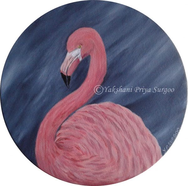 Flamingo Acrylic Painting