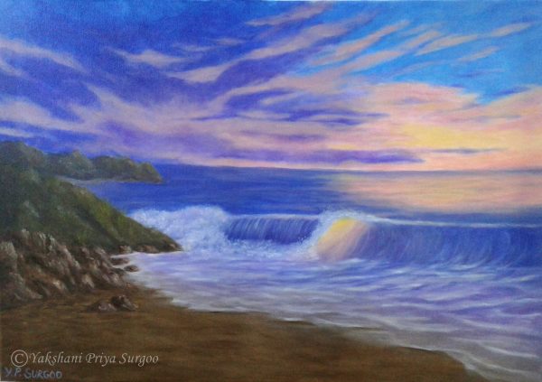 Oil Painting - Sunset Seascape