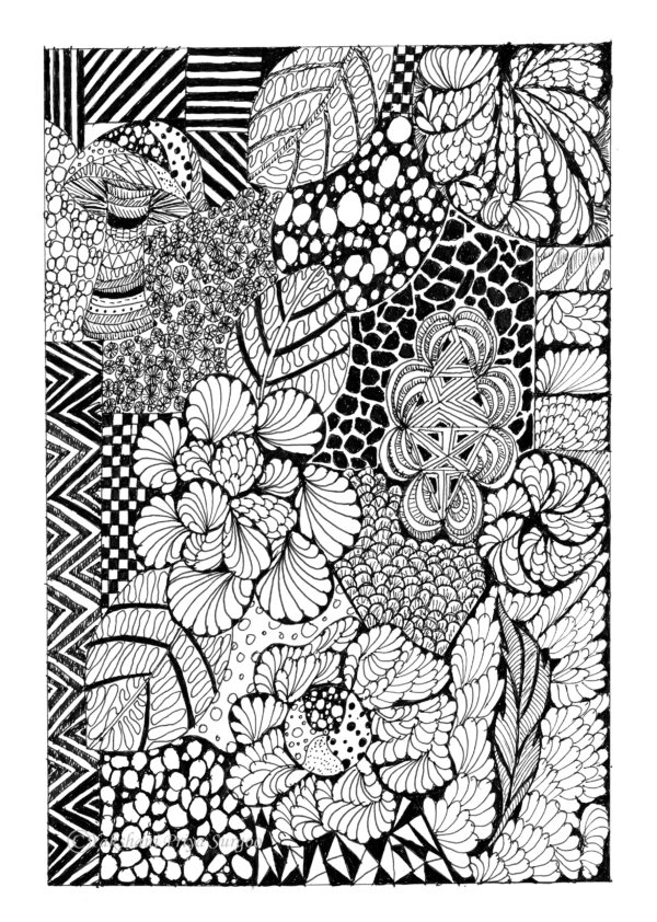 Doodle Coloring Page 1