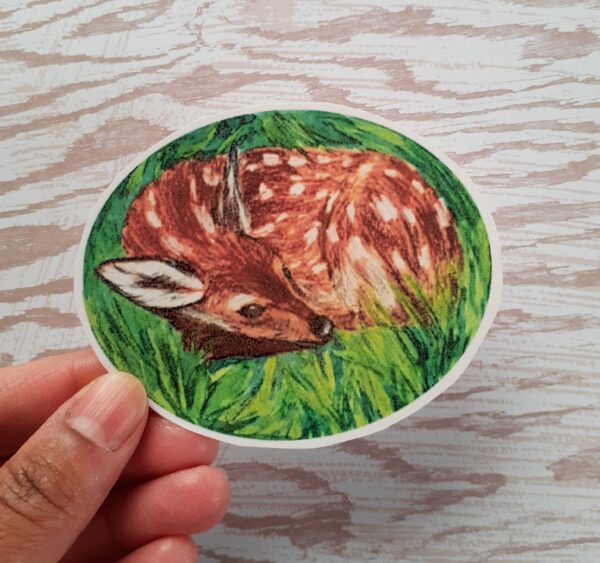 Baby Deer Sticker - Image 2