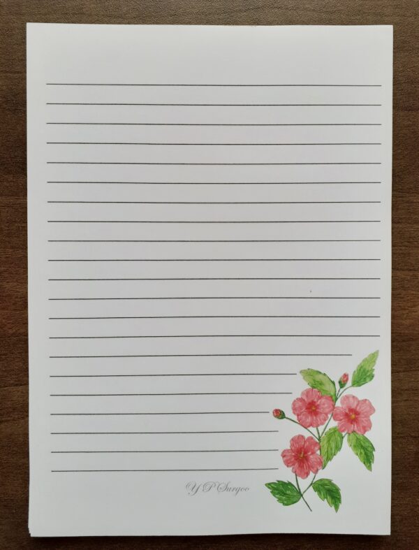 Flower Notepad A5