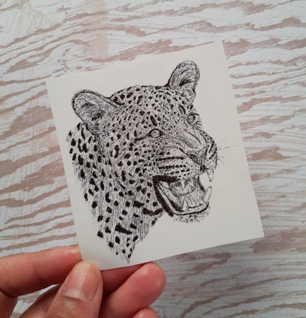 Leopard Sticker - Image 2